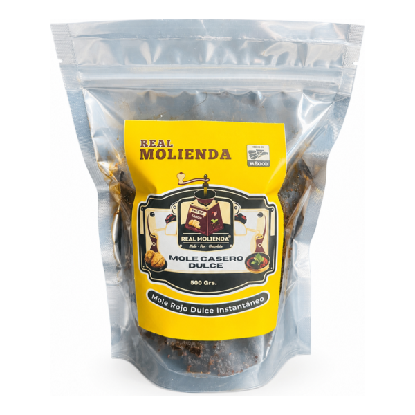 Mole Dulce Marca Real Molienda en Pasta Estilo Casero 500g.
