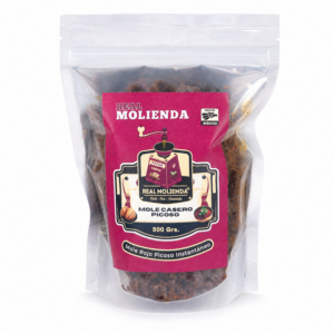 Mole Picoso Marca Real Molienda en Pasta Estilo Casero 500g.